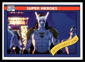 Upper Deck Marvel What If Fleer 8 Frost Giant Loki 2023 - Foto 1 di 2