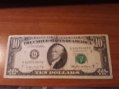 1985 $10 Chicago Federal Reserve Note Bill - Image 1 of 2