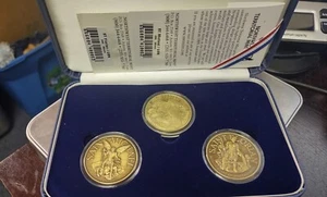 3-Coin Commemorative Set: US Navy - Saint Elmo, Saint Michael, Saint Florian - Picture 1 of 9