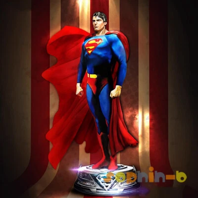 Super Man 1978 Model Kit Unpainted 3d Printed GK Resin Statue Figure - Image 1 of 4