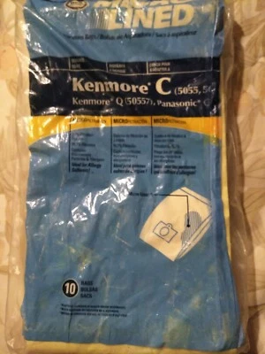 Kenmore C/Q Filter, 5055, 50557, Panasonic C.  10 bags - Image 1 of 2