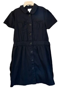 Girls Youth School Uniform Dress Navy Blue Size 10 - Picture 1 of 3