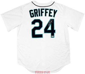 Ken Griffey Jr. Signed Autographed Seattle Mariners White Nike Jersey TRISTAR - Picture 1 of 4