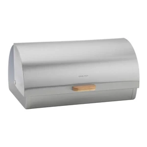Ecology Provisions Stainless Steel/Acacia 188cm Bread Bin Container Storage SLV - Picture 1 of 2