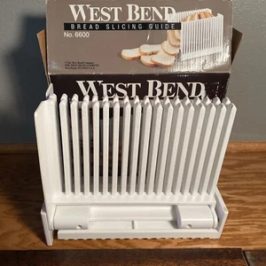 West Bend Bread Slicing Slicer Guide Collapsible Sides #6600 W/Box EUC - Picture 1 of 2