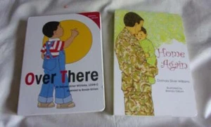 Set of 2 Dorinda Silver Willams board books: Over There/Home Again - Picture 1 of 1