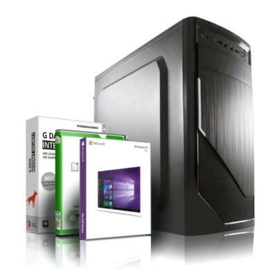 EXO-GAMING XL PC System AMD Ryzen 3 3200G 8GB DDR4 512GB SSD Windows 10 Komplett Computer