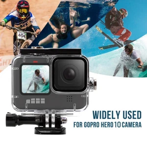 Funda impermeable negra para GoPro Hero 13/12/11/10/9/7/6 carcasa de buceo submarino - Imagen 1 de 16