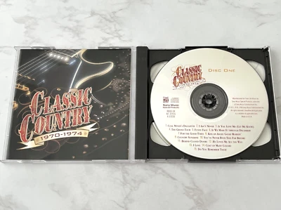 Time Life Music Classic Country 1970-1974 2 CD Billy Swan, Dolly Parton OOP! Foto 1 de 4