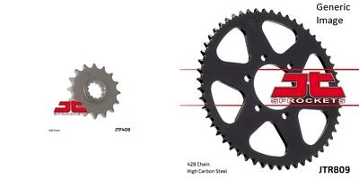 Kit de piñón delantero y trasero de acero para todoterreno SUZUKI DR125SE 1994-1996 Foto 1 de 4