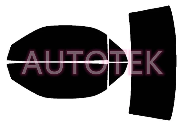 Película premium de ventana lateral precortada cualquier tono para Mercedes-Benz SLK 1997-2004 Foto 1 de 4