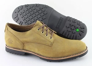 Men's TIMBERLAND 'Kendrick' Brown Suede Plain Toe Oxfords Size US 9 - D - Picture 1 of 6