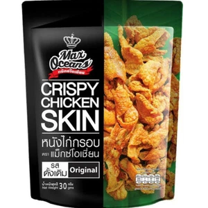 20x Crispy Chicken Skin Original Flavor Snack Camping Party Max Oceans Yummy 30g - Picture 1 of 11