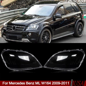 Para Mercedes Benz W164 ML350 2009-2011 LH RH Faro Lente Pantalla - Imagen 1 de 14