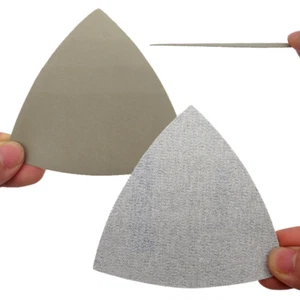Wet Dry Triangle Sanding Sheet Discs Hook Loop Sandpaper 60~10000 Grit for 996A - Bild 1 von 4