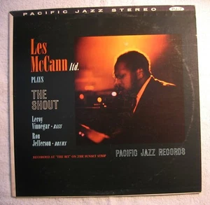 CRANIUM'S Les McCann ltd THE SHOUT orig Pacific Jazz Lp NM Leroy Vinnegar - Picture 1 of 6