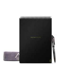 Rocketbook Flip Executive Sized Reusable Notebook - Atomic Black - Picture 1 of 5
