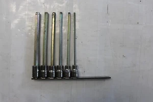 Snap on Tools 206EFAML 6pc 3/8" Drive Metric Extra-Long Hex Bit Socket Set NICE! - Picture 1 of 7