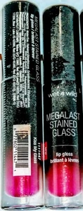×2 WET N WILD MEGALAST STAINED GLASS LIP GLOSS #Kiss my Glass#Sealed ,(z8) - Picture 1 of 4