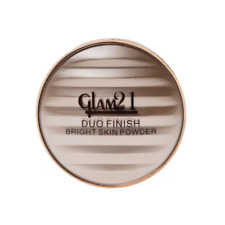 GLAM21 Duo Finish Bright Skin Compact Powder - Honey (18 g)