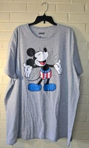 Camiseta gráfica gris Mickey And Friends Disney Mickey Mouse para mujer 3XL EE. UU. - Imagen 1 de 3