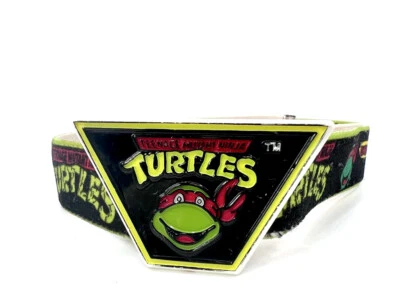 De colección 1989 TMNT Niños Cinturón Elástico Elástico Original Teenage Mutant Ninja Turtle Años 80 Foto 1 de 4