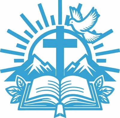 Christian Christ Cross Bible Sun Dove Car Truck Window Vinyl Decal Sticker - Image 1 of 2