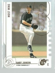 2002 Topps Ten Die Cuts #133 Randy Johnson WINS (ref 89802) - Picture 1 of 1