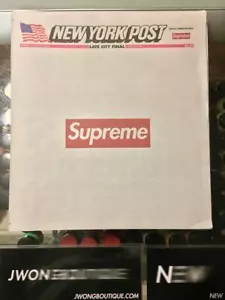 2018 Supreme New York Post Newspaper August 13 Box Logo Red - Picture 1 of 7