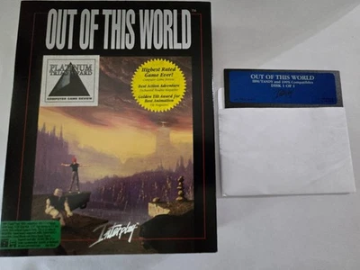 Out Of This World by Interplay 1991 PC DOS 3.5" 5.25" Floppy Big Box Game - Image 1 of 4