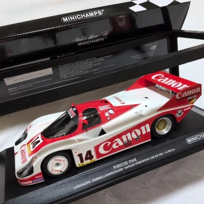 Minichamps 1/18 Porsche 956K Cannon Racing modellino auto pressofuso... - Immagine 1 di 4