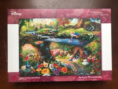 Rompecabezas 1000 piezas Alicia en el País de las Maravillas 51x73,5 cm Tenyo Japón Foto 1 de 4