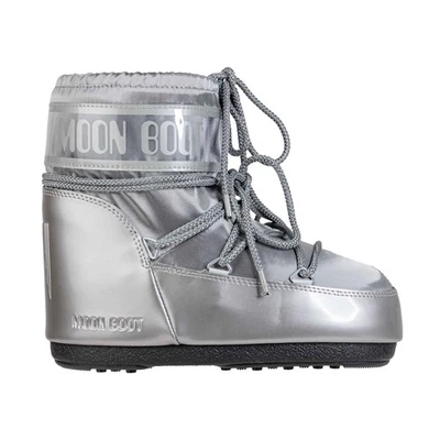 MOON BOOT ICON LOW GLANCE SILVER - Imagen 1 de 4