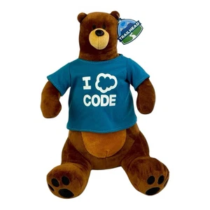 Neu mit Etikett Salesforce Codey Bär Plüschshirt "I Cloud/Heart Code" Dreamforce 2017 12 Zoll - Bild 1 von 7