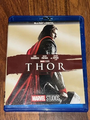 Thor Movie Blu Ray Only Marvel Studios Action Chris Hemsworth Natalie Portman - Image 1 of 3