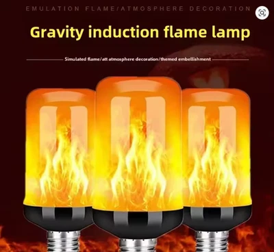 LED flame lamp, simulation dynamic flame jumping lamp, atmosphere shaping lamp - Image 1 of 4