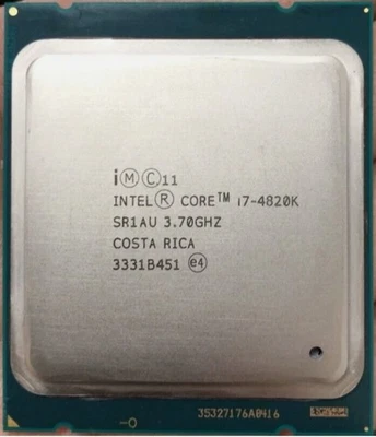 Intel Core i7-4820K LGA2011 CPU Processor 3.7GHz 4Core 8Thread 130W - Image 1 of 2