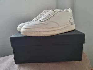 Mallet Hoxton White Trainers Uk 8, Used In Original Box - Picture 1 of 12