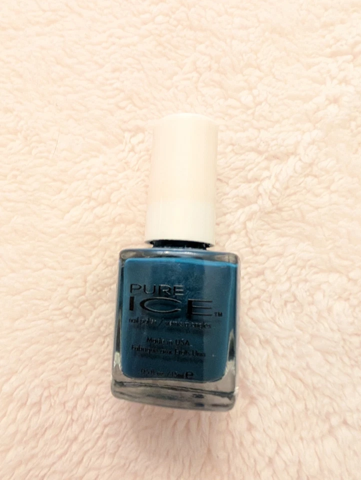 Esmalte de uñas Pure Ice en azul verde azulado vintage difícil de encontrar 1094 leer Foto 1 de 4