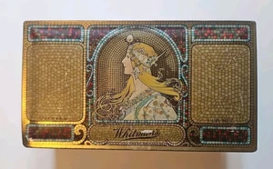 Vintage 1920s Whitmans Chocolate Metal Antique Candy Tin Box Hinged Lid 7.5 x 4 - Picture 1 of 8