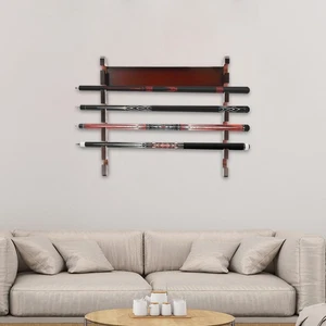 Spielzimmer Wandhalterung Billard Queuehalter 6 Billard Kapazität Queues Präsentationsständer - Bild 1 von 18