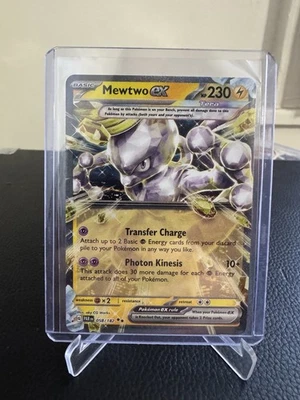 Pokemon Mewtwo ex 058/182 Sv04: Paradox Rift Holo - Image 1 of 2