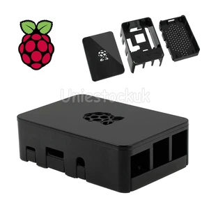 Enclosure Schutz Gehäuse Case Cover für Raspberry Pi 2 Model B/ B+ /Pi 3 schwarz - Bild 1 von 10