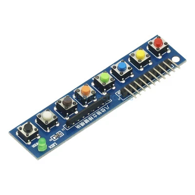 8 unabhängige Tasten Tastenmodule mit LED Anzeige Tastaturmodule für Arduino - Bild 1 von 4