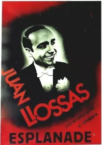 Original vintage poster ESPLANADE JAZZ CONCERTS JUAN LLOSSAS 1933 - Picture 1 of 1