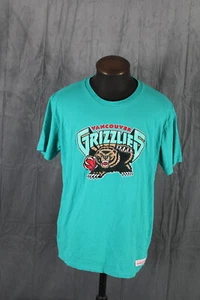 Vancouver Grizzlies Shirt - Original Logo on Teal by Mitchell and Ness Mens 2XL - Picture 1 of 8