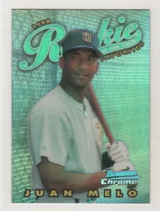 1997 Bowman Chrome ROY Favorites Refractor #13 Juan Melo San Diego Padres - Picture 1 of 1