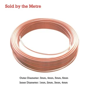 3-6mm OD Soft Copper Pipe Tube Coils Plumbing Microbore Water Gas DIY - Picture 1 of 10
