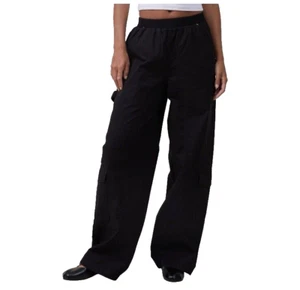 Cotton On Women's Quinn Cargo Wide Leg Cargo Pants Black Size 10 NEW - Picture 1 of 8