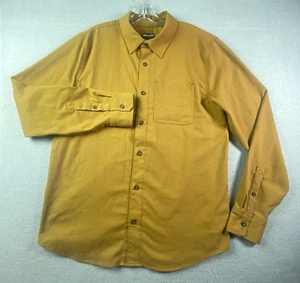 Camisa Outdoor Research Kulshan Para Hombre Grande Marrón Mostaza Bolsillo Franela - Imagen 1 de 8